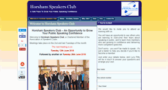 Desktop Screenshot of horshamspeakers.org.uk